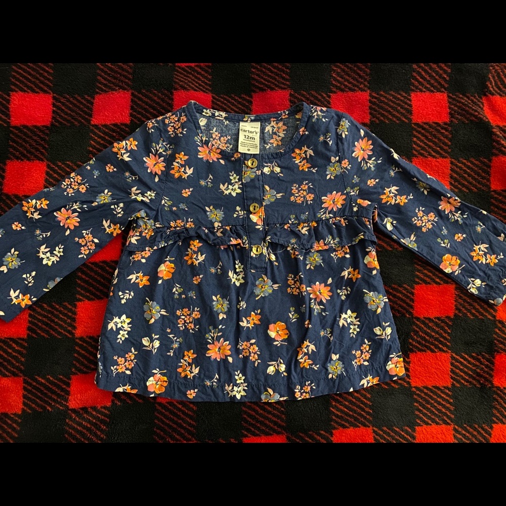 Baby floral blouse